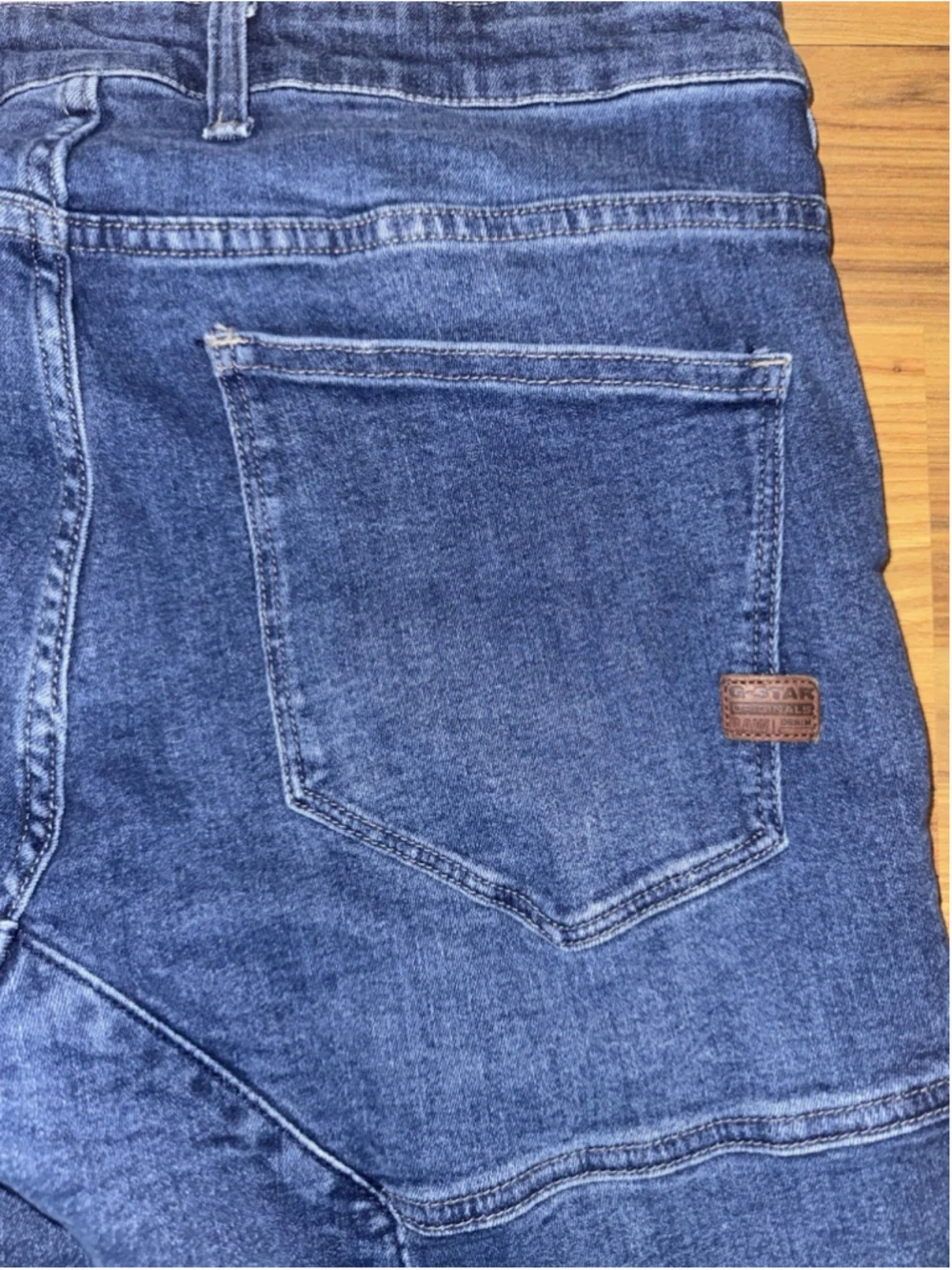 G-Star Raw Rackam 3D Skinny Jeans Moto Biker Dark Wash Stretch 33x33 Streetwear